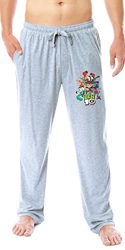 Ben 10 Mens' Cartoon TV Series Omnitrix Characters Aliens Sleep Pajama Pants