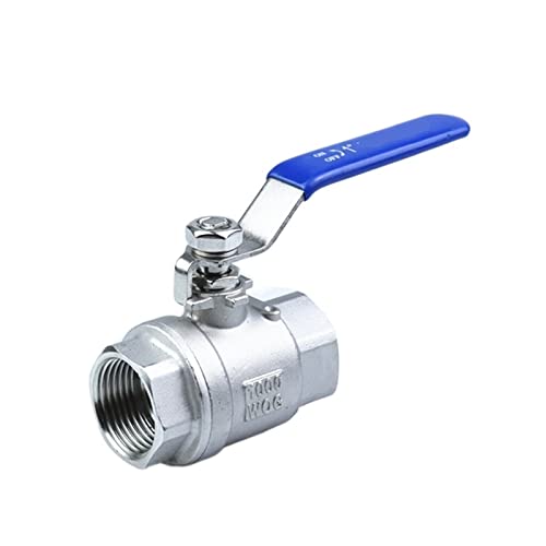 Robinet à bille 1 pouce en acier inoxydable SS304 avec poignée en vinyle