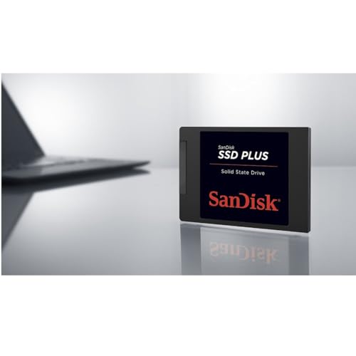 SANDISK SSD PLUS 480GB Internal SSD - SATA III 6 Gb/s, 2.5"/7mm, Up to 535 MB/s - SDSSDA-480G-G26, Black by Sandisk - Image 2
