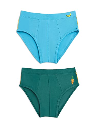 Image of XY Life Scribbles Modal Briefs for Boys, Relaxed Fit, Solid