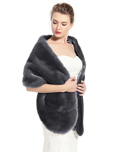 BEAUTELICATE Scialle Stola Donna Pelliccia Scialli...