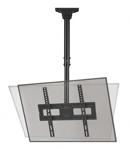 Image of BIG VUE Heavy Duty Led TV Ceiling Mount Adjustable Bracket Fits 32-75 Inch LCD LED 4K TVs, Flat & Curved Screen Display, Adjustable Height Telescoping Tilt and Swivel | Holds Up to 99 lbs