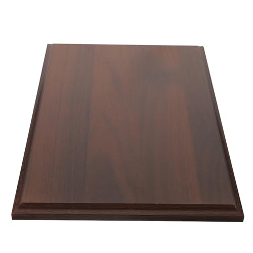 WHAMVOX Base de Madera para Medallas con Superficie Pulida y Personalizable Soporte Sólido y Portátil para Exhibición de Premios Escritorio y Hogar