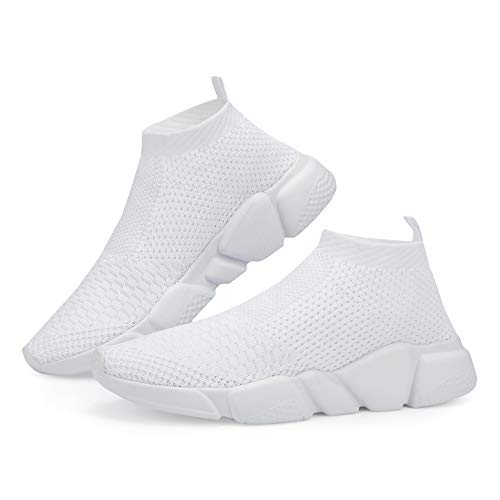 Image of Casbeam Men's Running Knit Comfortable Lightweight Breathable Casual Sports Shoes Fashion Sneakers Slip-On Walking Shoes