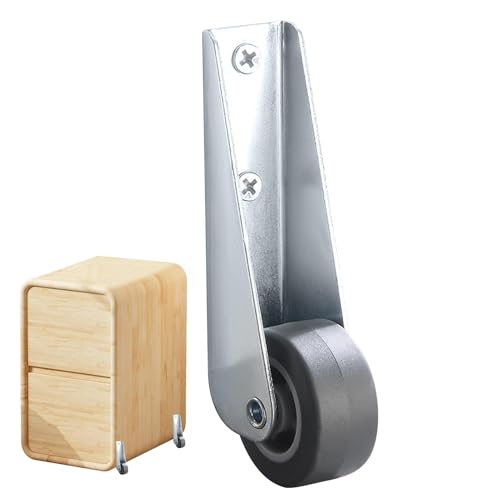 Ruote girevoli per carichi pesanti,Ruote per carichi pesanti | Ruota direzionale con staffa lunga - Rotelle montaggio laterale, ruote per mobili, rotelle scorrevoli e silenziose per la riparazione d