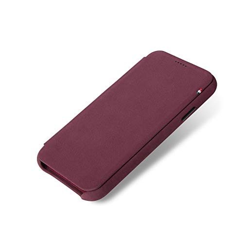 DECODED Slim Wallet Case for iPhone Xs/iPhone X, FullGrain Leather