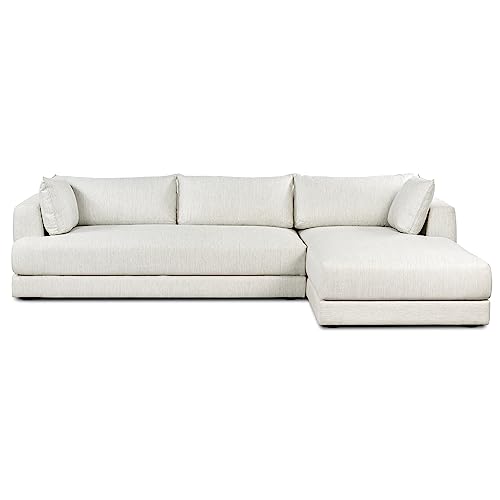 POLY & BARK Marcel 122" Right-Facing Sectional Sofa – Bright