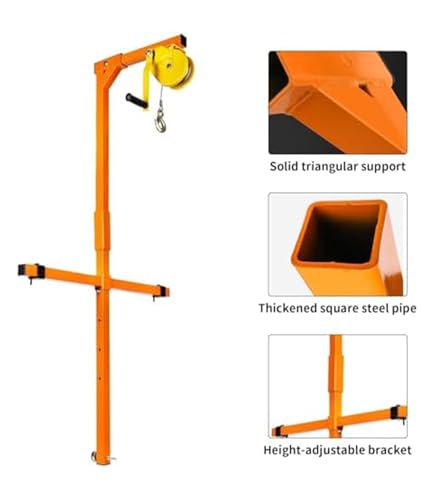Herramienta para Levantar Aire Acondicionado con Cabrestante Manual Auto-bloqueo 150kg miniatura 6