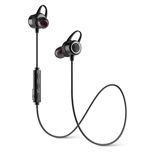 Diginex Bluetooth Earbuds Wireless Magnetic Headset Sport Earphones for Running IPX7 Waterproof Headphones 9 Hours Playtime High Fidelity Stereo Sound and Noise Cancelling Mic 1 Hour Recharge