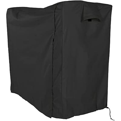 Sunnydaze 5-Foot Firewood Log Rack Cover - Weather-Resistant Outdoor Heavy-Duty Polyester with PVC Backing - Black