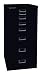 Produktbild BISLEY MultiDrawer, 29er Serie, DIN A4, 8 Schubladen, Metall, 633 Schwarz, 38 x 27.9 x 59 cm