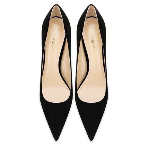 Image of Women's Pointed Toe Stiletto High Heel Pumps 3.15IN Slip-On Party Wedding Evening Shoes