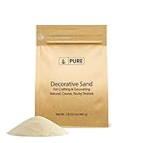 Pure Organic Ingredients Natural Decorative Sand (2 lbs), Real Sand for Use in Crafts, Decor, Vase Filler, and More!