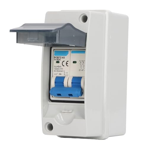 Solar Disconnect Switch, Solar PV DC Isolator Switch Overvoltage IP65 Waterproof Miniature Circuit Breaker 63A 1000V - Image 2