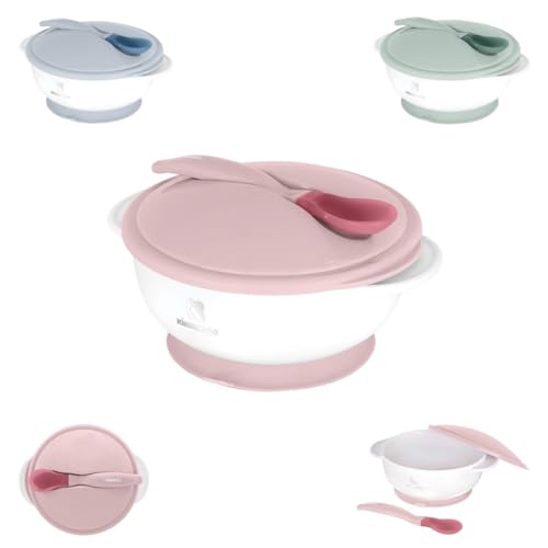 Kikka Boo Suction Bowl With Heat Sensing Spoon â Pink Kikka Boo Suction Bowl With Heat Sensing Spoon â Pink