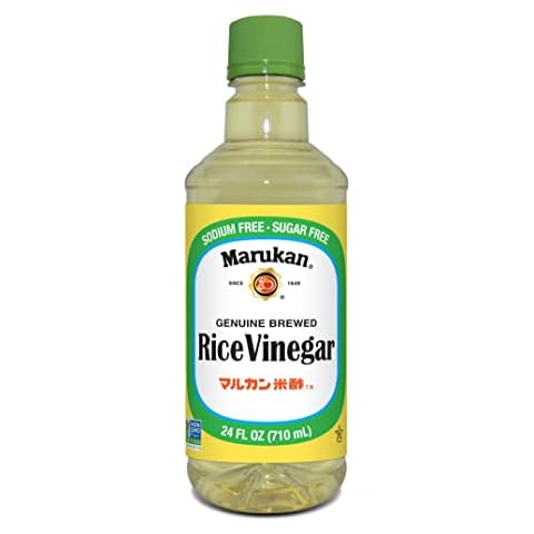 Marukan Genuine Brewed Rice Vinegar, 24 Ounce Plastic PET Bottle Cover