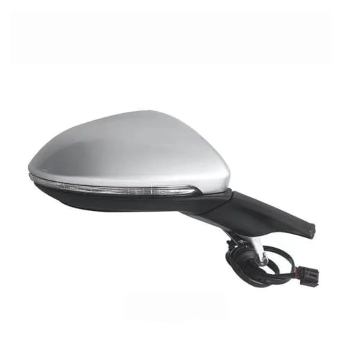 Rétroviseur extérieur Golf 7 MK7 argent droit chauffant rabattable électrique 9 broches