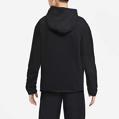 Nike B NSW TCH FLC FZ Maglia di Tuta, Nero e Nero