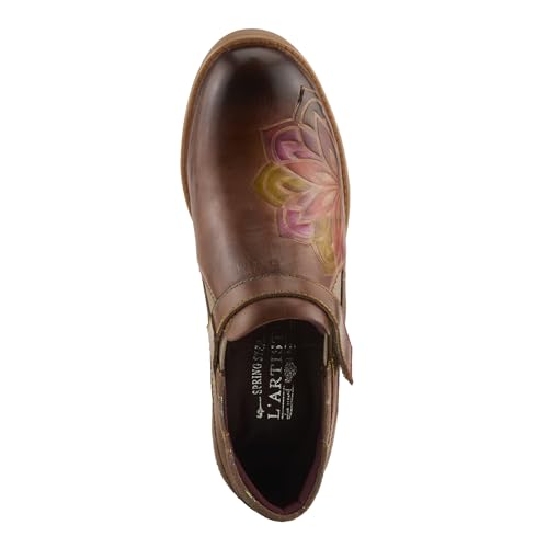 Spring Step L'Artiste Mastella Slip-On Loafers | Hand-Painted Leather Loafer Heels with Artistic Detailing4