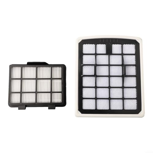 Vacuum Filter Kit Washable Reusable Container Exhaust for Eureka NEN180 for Bagless Canister Vacuum Cleaner