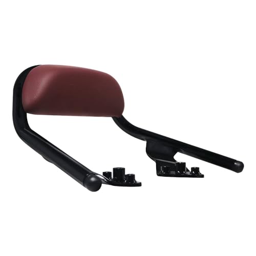 Image of TVS Jupiter 110 Backrest for Motorcycles, Black Pillion Seat Cushion Support