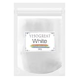 White Mica Pigment Powder, 50g Mica Powder for Candle Making Soap Making, Shimmer Resin Pigment Powder for Resin Art, Lip Gloss, Bath Bomb,Slime, Acrylic Nails