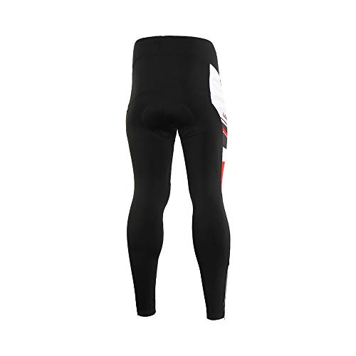 Chaqueta de ciclismo acolchada roja y blanca para hombre XL miniatura 5