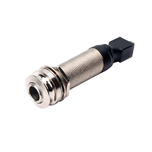 GALPADA 1Pc Guitar Pickup Endpin Socket Metal Type End Pin for Guitar Ukulele Durable Replacement Part for Built Pickups Noise Reduction Feature