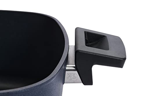 Woll-Active-Lite-Cacerola-cuadrada-con-tapa-26-cm-x-26-cm-105-cm-de-alto-55-litros-con-2-asas-laterales-Apto-para-vitroceramica-gas-electrico-halogeno-no-induccion-aluminio-antracita
