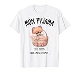 Spitz Nain Cadeau Humour Pyjama Chien Loulou De Poméranie, spitz nain, loulou de pomeranie, spitz nain pomeranian, pyjama chien humour, femme spitz, homme spitz, chien spitz, cadeau spitz, cadeau fan de chien, cadeau pour amoureux des chiens