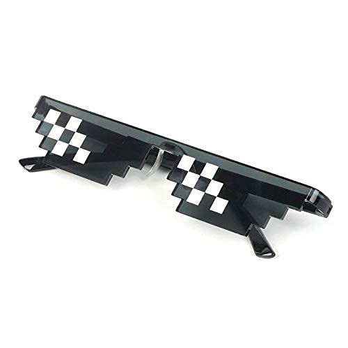 Thug Life Stage Show Glasses Unisex Deal With It Meme Funny Eyewear 8 Bit Pixel