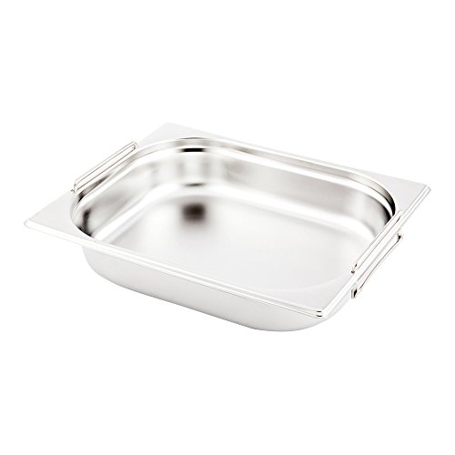 image for Met Lux 20.5 Inch x 10.4 Inch x 2.5 Inch Steam Table Pan, 1 Half Size 