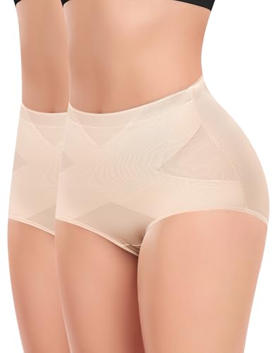 Image of Werena High Waisted Tummy Control Shapewear Panties for Women Body Shaper Underwear
