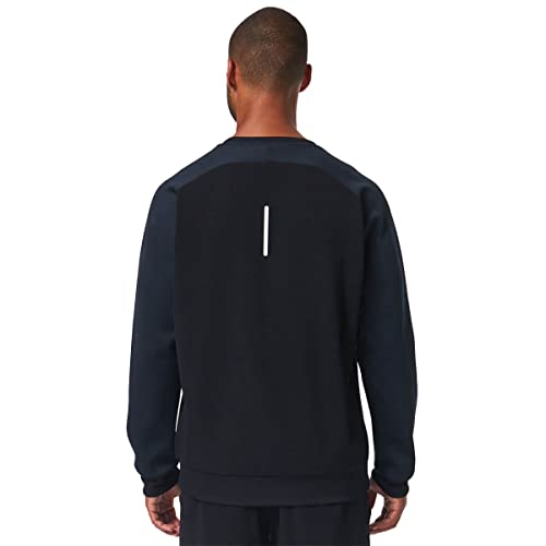 Oakley Men's Vigor Ellipse Crew Sweatshirt, Blackout, Medium #TOP29