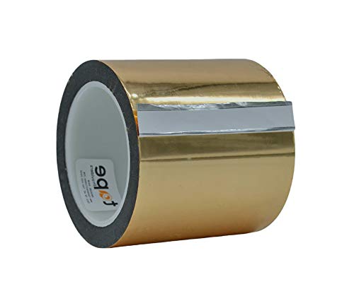WOD MPFT2 Gold Metalized Polyester Mylar Film Tape with Acrylic ...