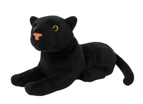 Image of Tickles Black Panther Soft Stuffed Plush Animal Toy for Kids Boys & Girls Birthday Gift (Color: Black Size: 30 cm)