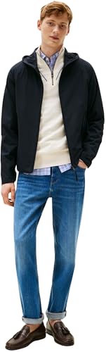 Tommy Hilfiger Herren Übergangsjacke Hooded mit Kapuze, Blau (Desert Sky), XL – Ansicht 3