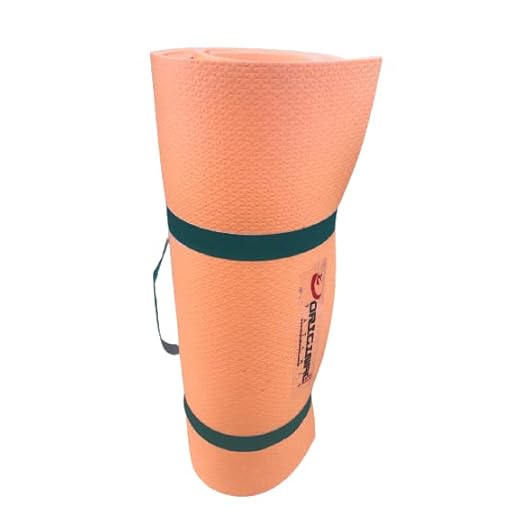 COLCHONETE EVA - YOGA E EXERCICIOS (170x50x10mm) COR LARANJA