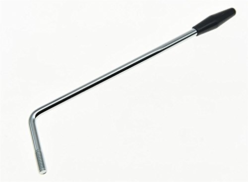 KAISH 5.8mm Diameter Chrome with Black Tip ST Strat Guitar Tremolo Trem Arm Whammy Bar fits Strat