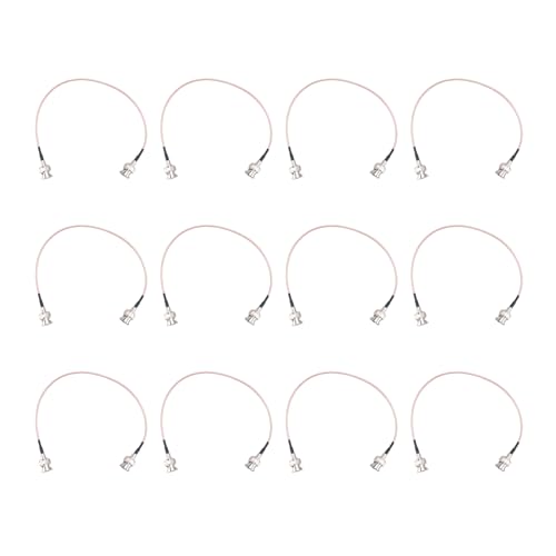 Lot de 12 câbles BNC 3G HD SDI 30cm 75 Ohm pour raccordement vidéo