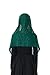 Wgior Rectangular Chapel Veil Scarf Catholic Church Veils Mantilla Wrap Shawl Mass Head Covering (Green)