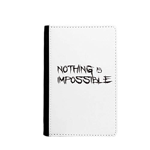 Porte-passeport et étui portefeuille de voyage avec citation inspirante
