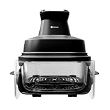 Origial FryFit Glass 4L Freidora de Aire de Cristal 1500W, Negro
