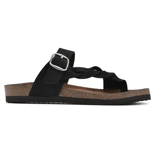 Image of WHITE MOUNTAIN Women's Crawford Signature Comfort Molded Footbed Braided Sandal