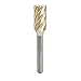 Amana Tool BURS-088NF Cylindrical Shape SC Head 1/2 D x 1 CH x 1/4 SHK x 2-3/4 Inch Long ZrN Coated Double Cut SB Burr Bit