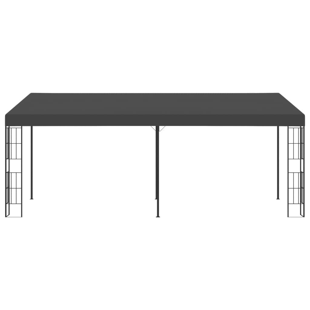 vidaXL Belvédère Mural 3x6 m Anthracite Tissu
