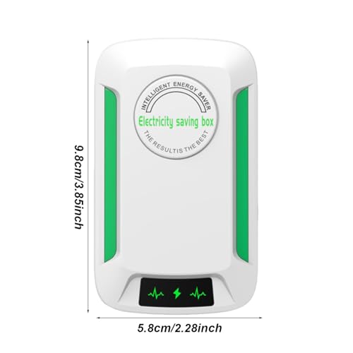 Power Saver -apparaat - Energie -efficiëntiebox voor lagere elektriciteitsrekeningen | Smart Home Electricity Saving Gadget, Voltage Regulator & Surge Protector, Eco Power Optimization for Appliances - Afbeelding 8