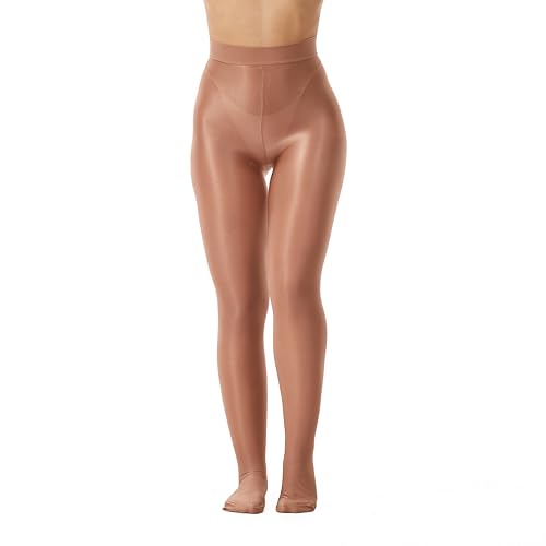 Image of Frola Shaping Tights for Women 70D Shimmery Pantyhose for Dance Ballet Glitter Socks