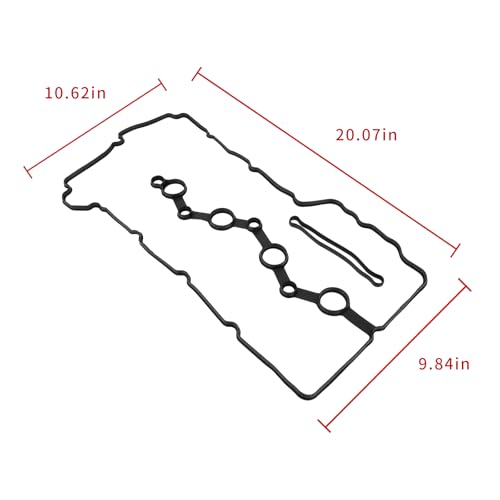 Image of VS50869R 224412G710 151077201 Valve Cover Gasket Sets Fits for 09-16【Hyundai】 Genesis Coupe /Santa FE /Sonata /Tucson 【KIA】 FORTE /FORTE5 /OPTIMA /RONDO /SORENTO /SPORTAGE 2.0L 2.4L L4 224412G670,VS50923R