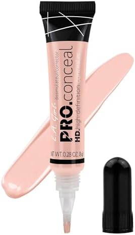 L.A Girl- HD Pro Conceal - Cool Pink Corrector | Ultra-Lightweight | Crease Resistant | Smooth and Blendable formula | 8 G